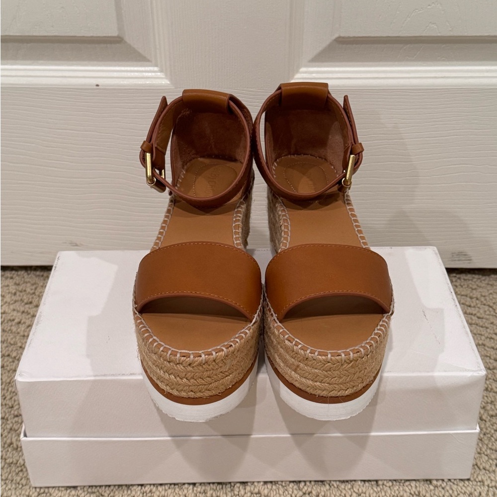 See By Chloe Tan Espadrille Sandals